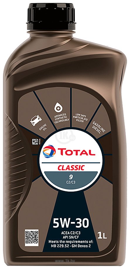 Фотографии Total Classic 9 C2-C3 5W-30 1л