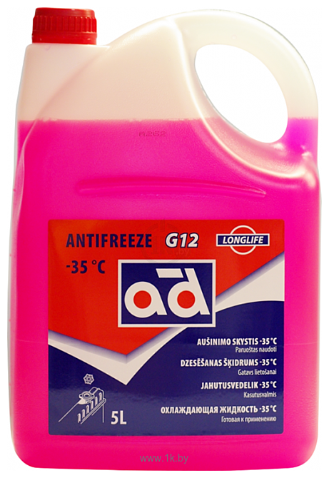 Фотографии AD Antifreeze -35°C G12 Red 5л