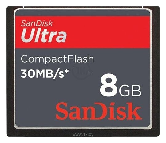 Фотографии Sandisk CompactFlash Ultra 30MB/s 8GB