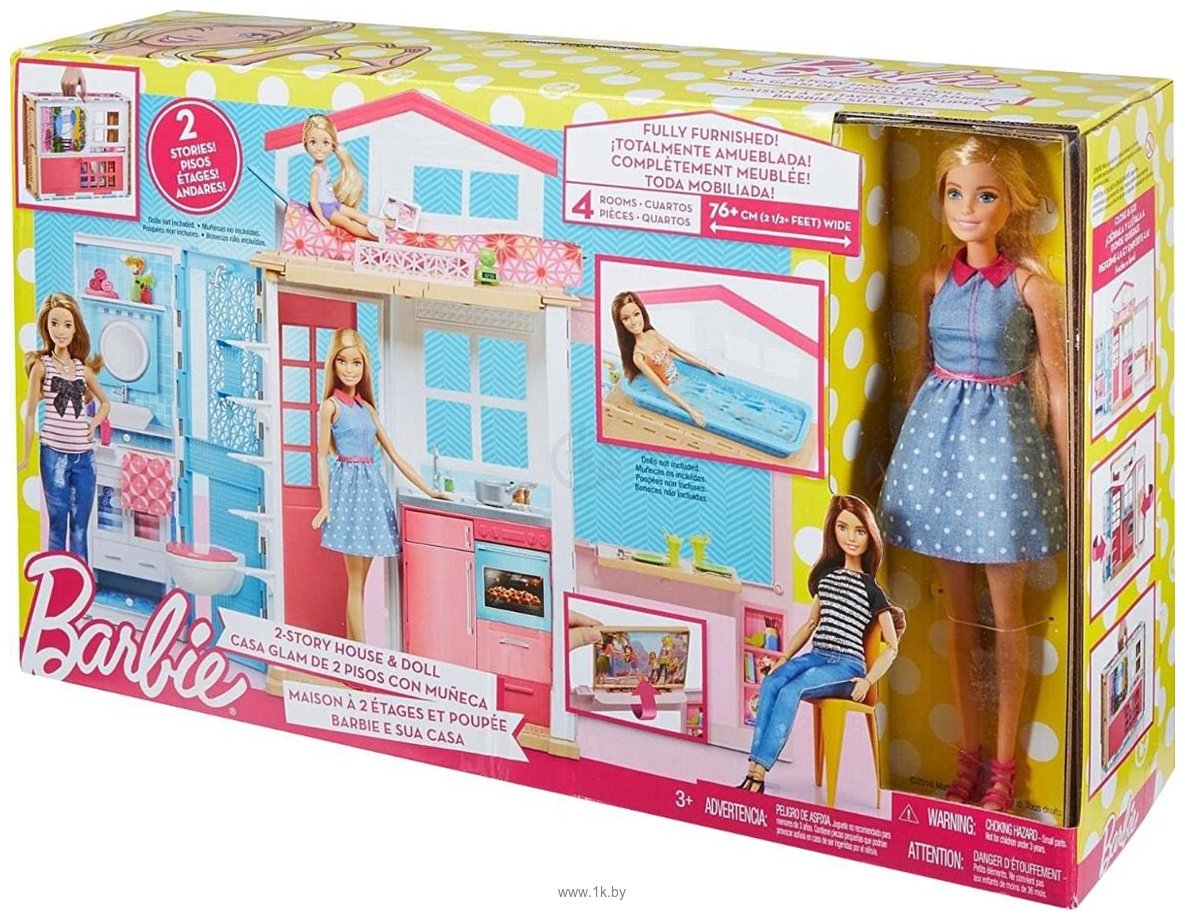 Фотографии Barbie 2-Story House DVV48