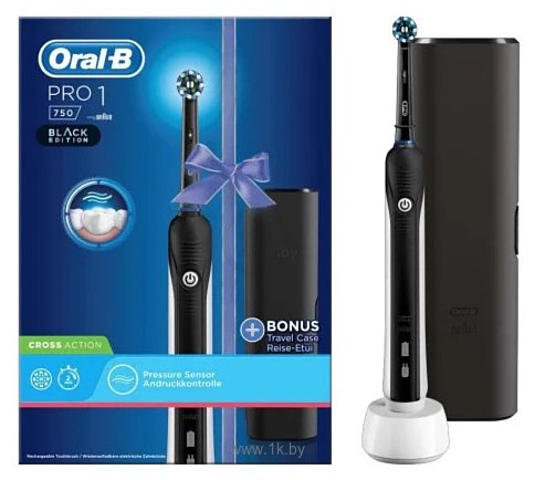 Фотографии Oral-B Pro 1 750 Cross Action Black Edition D16.513.1UX