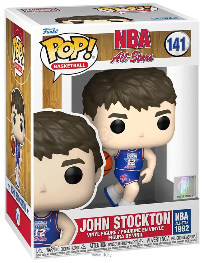 Фотографии Funko POP! NBA. Legends - John Stockton (Blue All Star Uni 1992) 59370