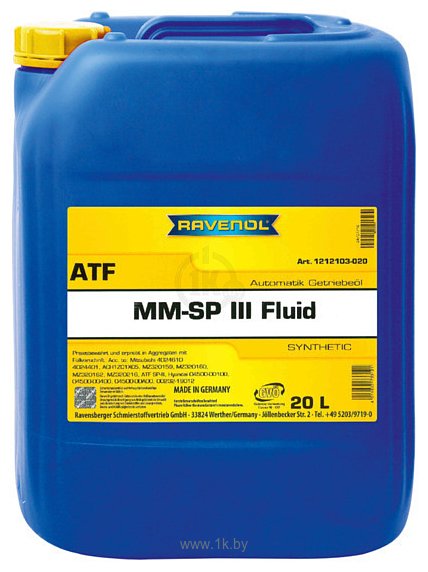 Фотографии Ravenol ATF MM SP-III Fluid 20л