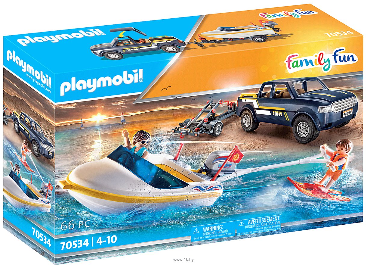 Фотографии Playmobil PM70534 Пикап на скоростном катере