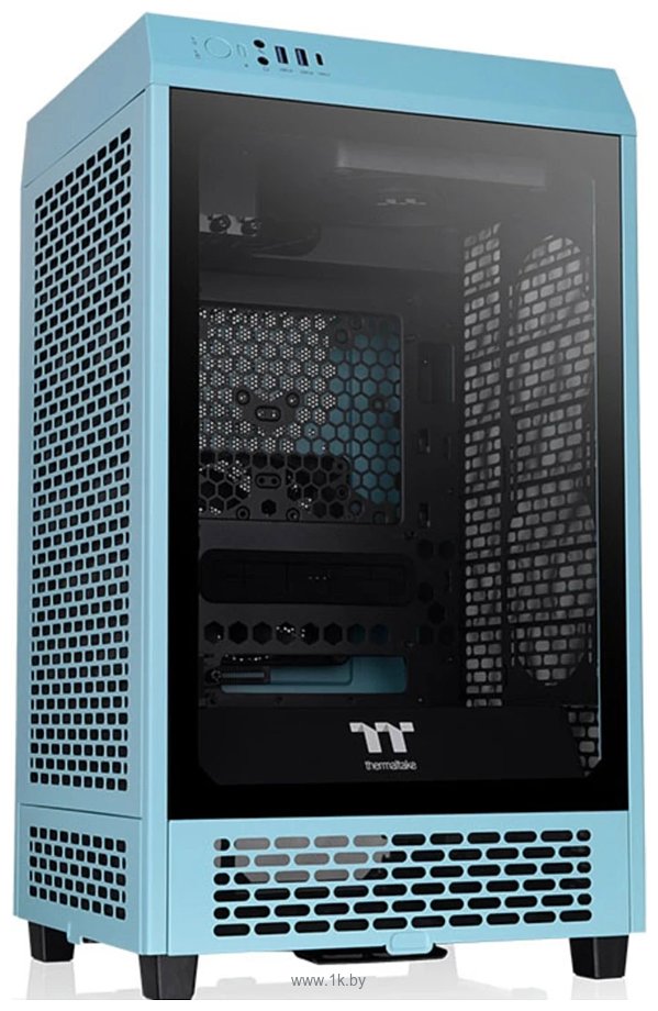 Фотографии Thermaltake The Tower 200 Turquoise CA-1X9-00SBWN-00