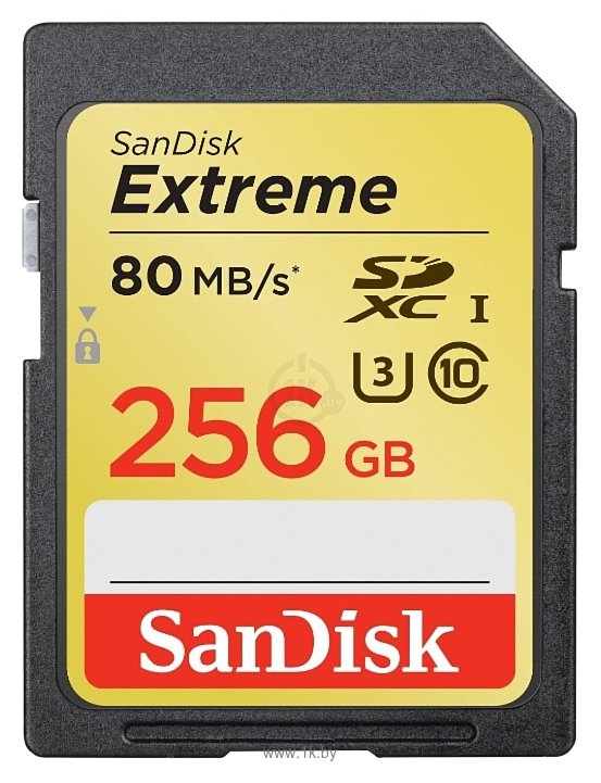 Фотографии Sandisk Extreme SDXC UHS Class 3 80MB/s 256GB
