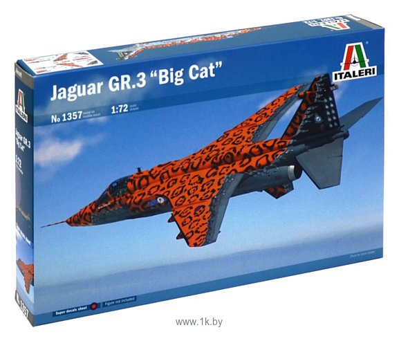 Фотографии Italeri 1357 Истребитель-бомбардировщик JAGUAR Gr.3 BIG CAT Sp. Colors