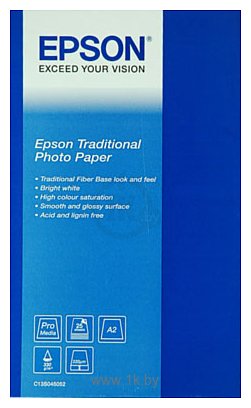 Фотографии Epson Traditional Photo Paper A4 330 г/м2 25 л C13S045050