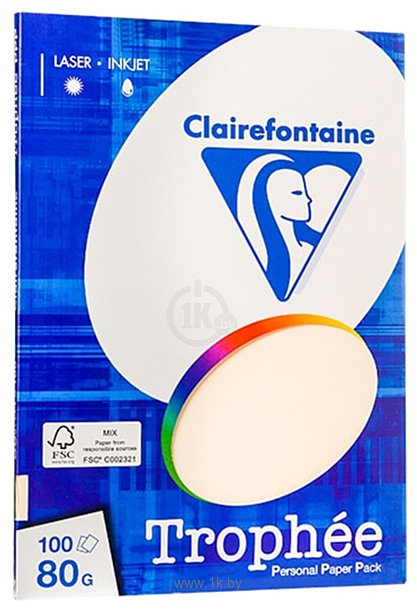 Фотографии Clairefontaine Trophee A4 80 г/кв.м 100 л 4104C (кремовый)