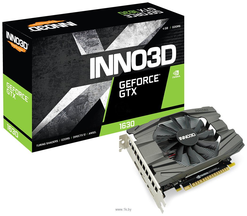 Фотографии Inno3D GeForce GTX 1630 Compact (N16301-04D6-1177VA19)