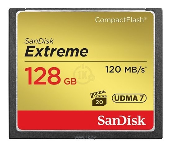Фотографии Sandisk Extreme CompactFlash 120MB/s 128GB