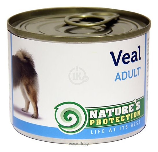 Фотографии Nature's Protection Консервы Dog Adult Veal (0.2 кг) 1 шт.