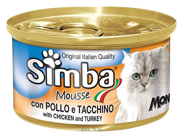 Фотографии Simba Мусс для кошек с курицей и индейкой (0.085 кг) 3 шт.