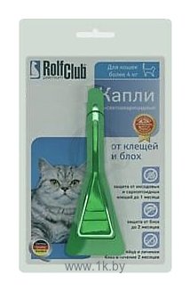 Фотографии RolfСlub капли от блох и клещей инсектоакарицидные для кошек и котят от 4 кг