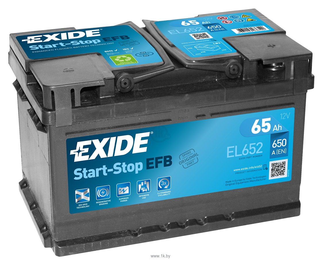 Фотографии Exide Start-Stop EFB EL652 (65Ah)