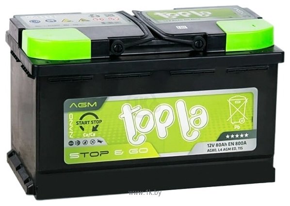 Фотографии Topla TOP AGM Stop&Go TAG80 (80Ah)