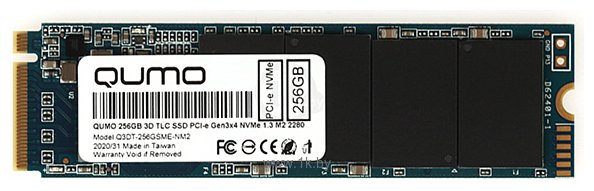 Фотографии QUMO Novation M2 NVMe 256GB Q3DT-256GSME-NM2