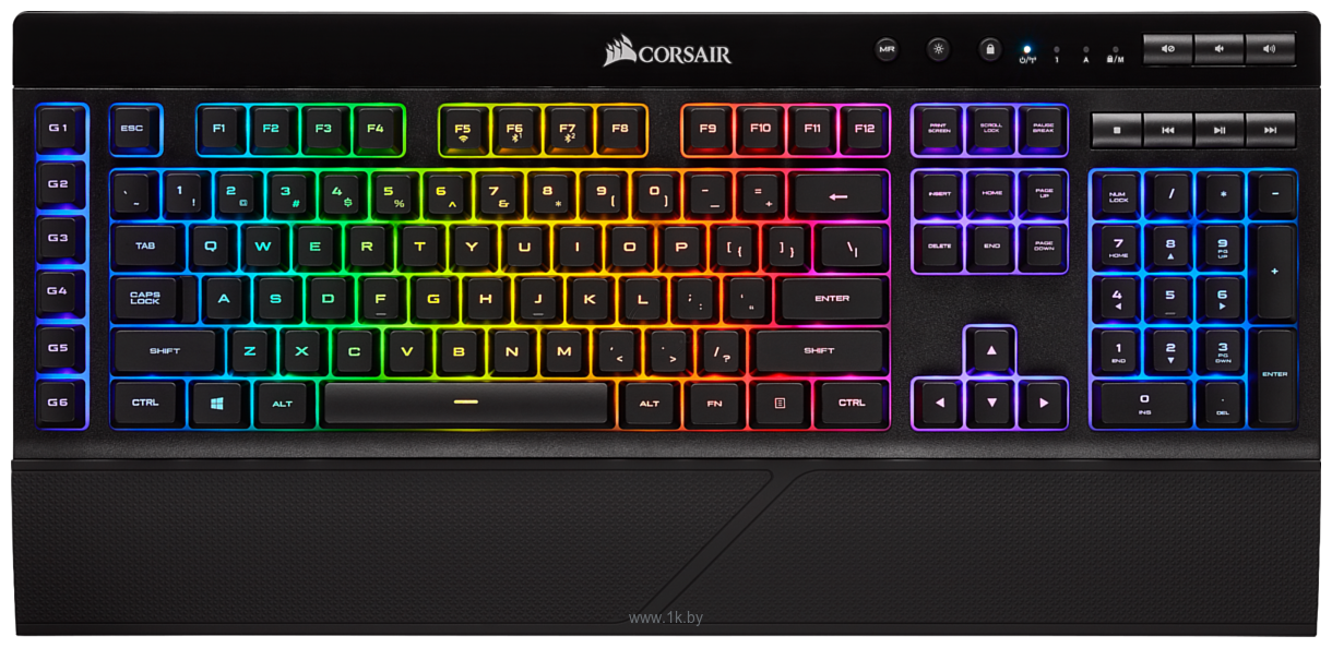 Фотографии Corsair K57 RGB Wireless нет кириллицы