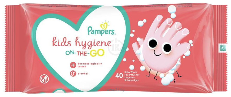 Фотографии Pampers Kids Hygiene, 40 шт