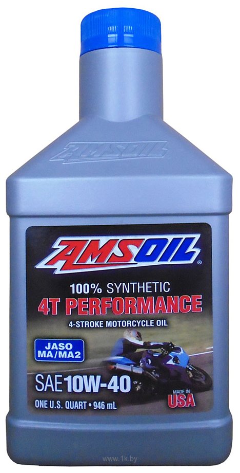Фотографии Amsoil 100% Synthetic 4T Performance 4-Stroke 10W-40 0.946л