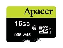 Фотографии Apacer microSDHC Card Class 10 UHS-I U1 (R95 W45 MB/s) 16GB