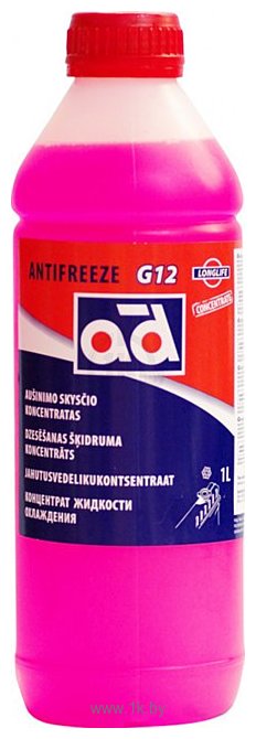 Фотографии AD Antifreeze -35°C G12 Red Concentrate 1л