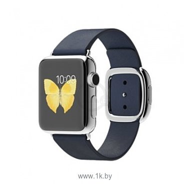 Фотографии Apple Watch 38mm Stainless Steel with Blue Modern Buckle (MJ332)