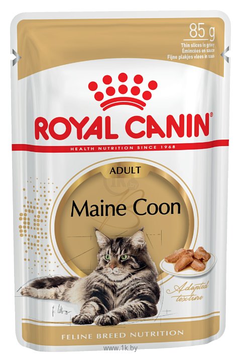 Фотографии Royal Canin (0.085 кг) 12 шт. Maine Coon Adult (в соусе)