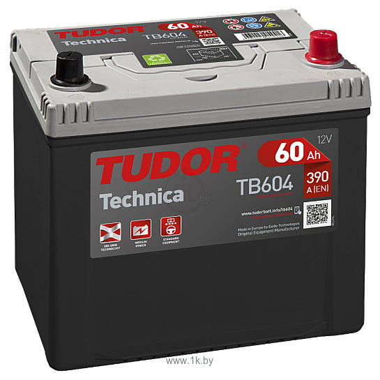 Фотографии Tudor Technica TB604 (60Ah)