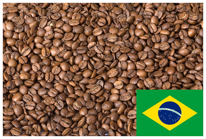 Фотографии Coffee Everyday Арабика Бразилия Сантос в зернах 1000 г