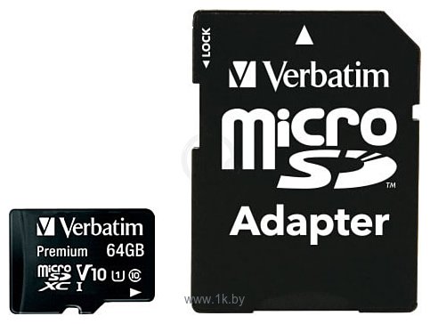 Фотографии Verbatim Premium 44084 64GB + адаптер