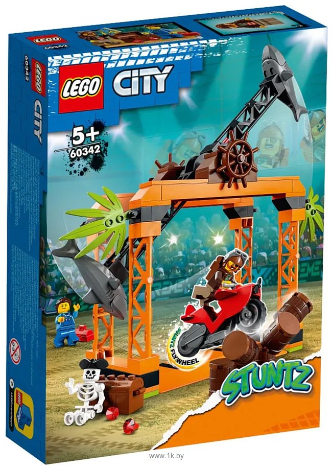 Фотографии LEGO City Stuntz 60342 Трюковое испытание «Нападение акулы»