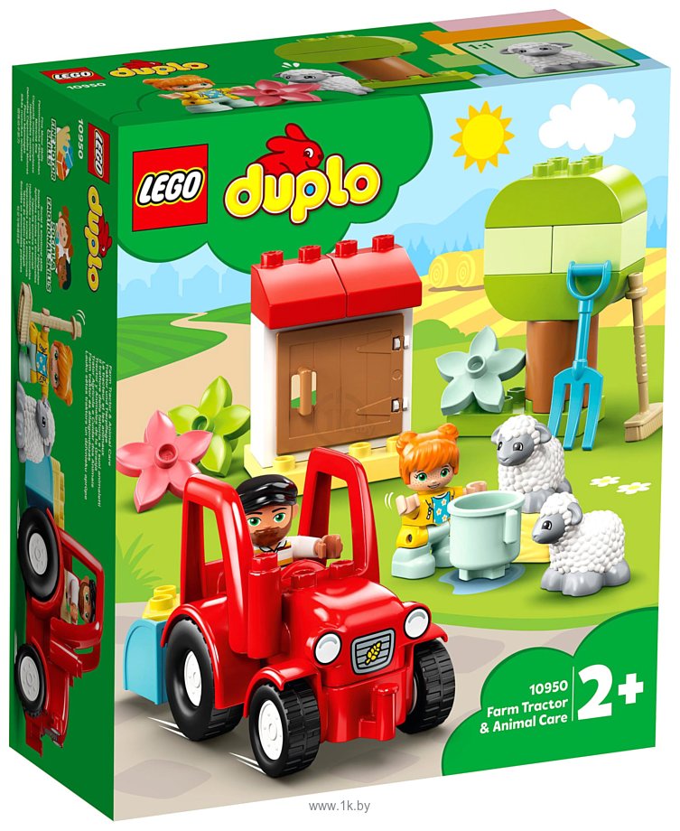 Фотографии LEGO Duplo 10950 Фермерский трактор и животные