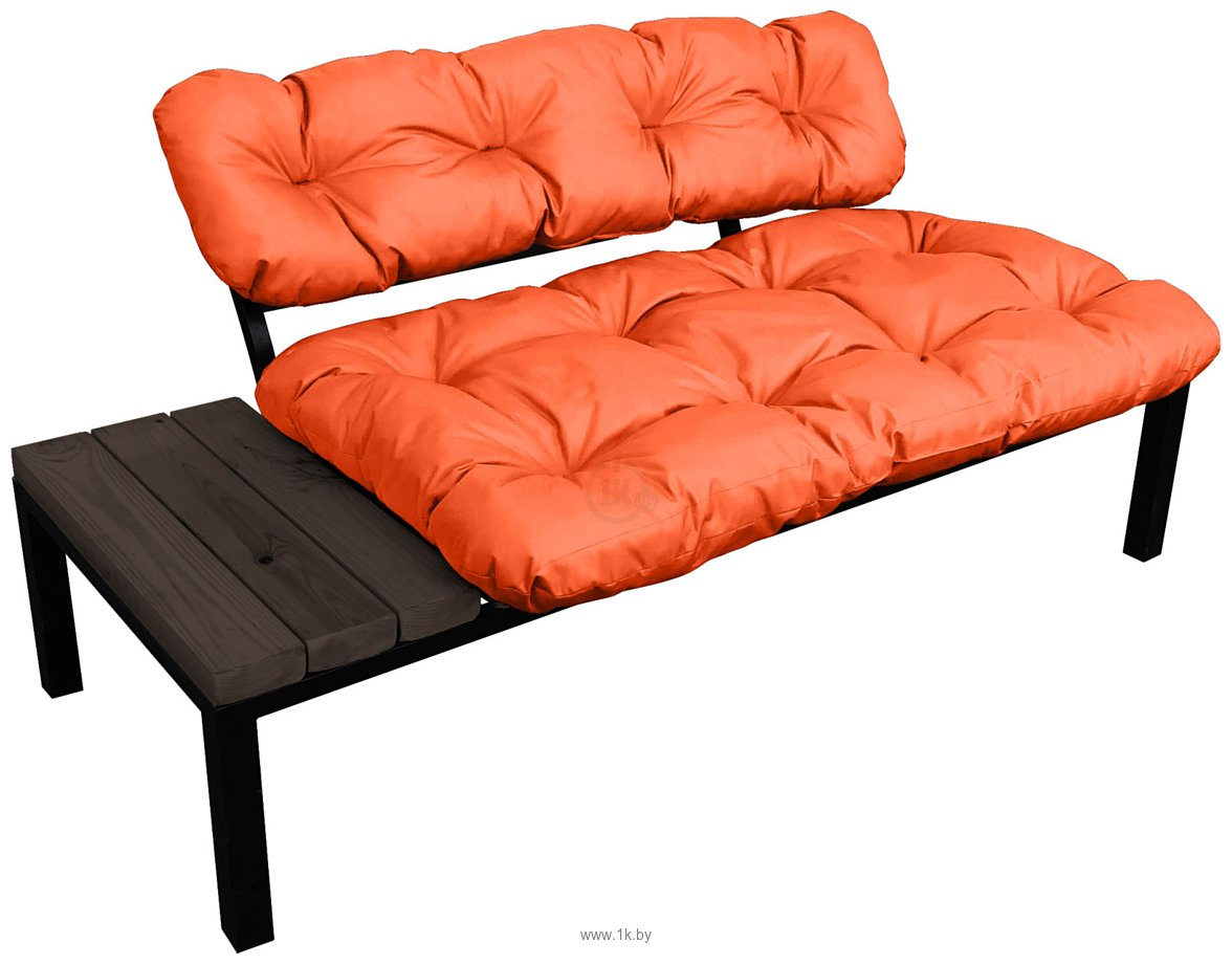 Фотографии M-Group Дачный со столиком 12160607 (оранжевая подушка)