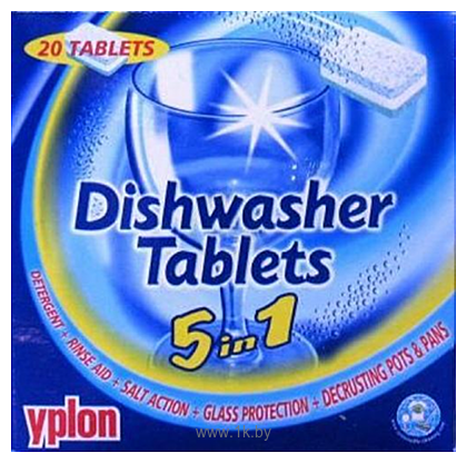 Фотографии Yplon Dishwasher Tablets "5 in 1" 20tabs