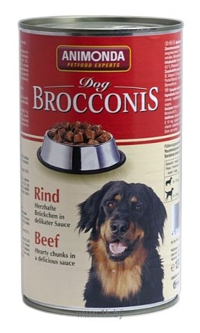 Фотографии Animonda Brocconis Dog для собак с говядиной (1.24 кг) 1 шт.