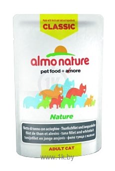 Фотографии Almo Nature Classic Nature Adult Cat Tuna and White Bait (0.055 кг) 1 шт.