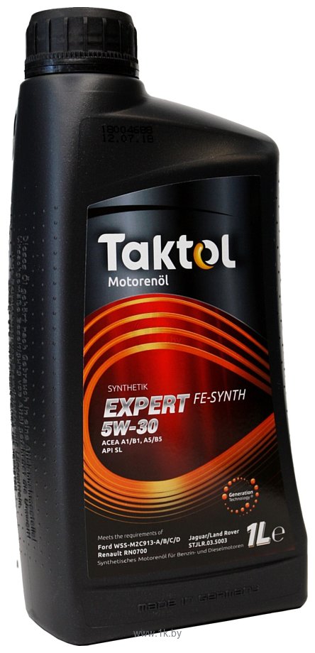 Фотографии Taktol Expert FE-Synth 5W-30 1л