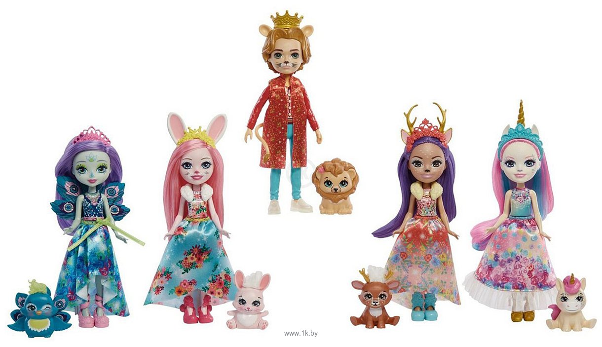 Фотографии Enchantimals Королевские друзья куклы с питомцами GYN58
