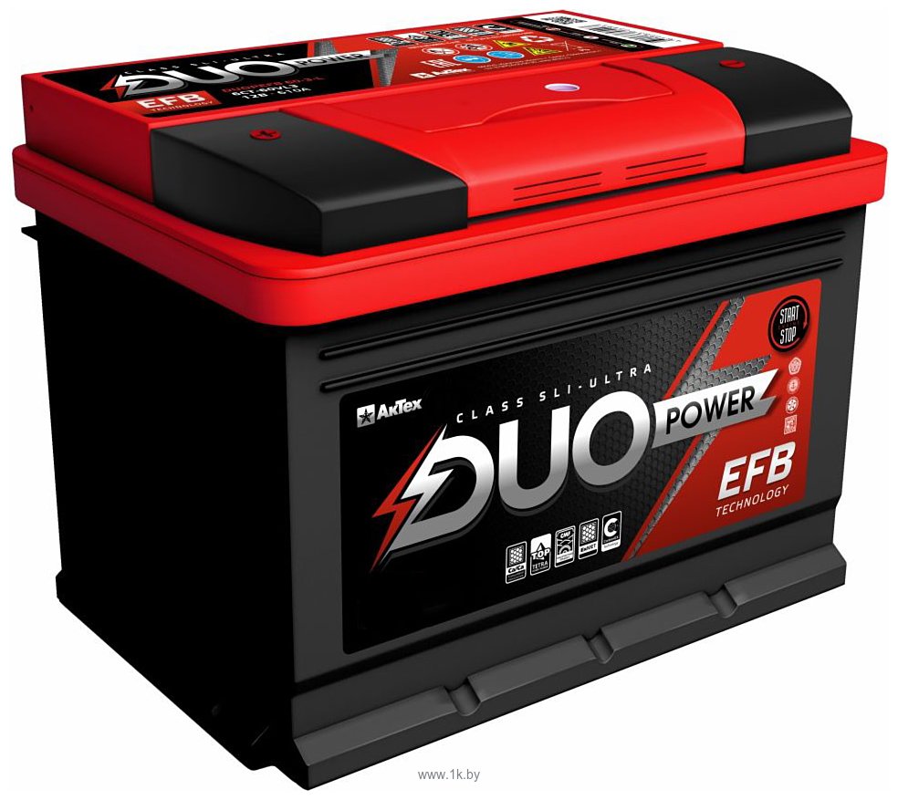 Фотографии DUO Power EFB 6СТ-60 VL (R) (60Ah)