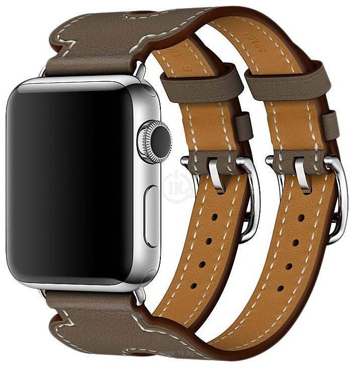 Фотографии Apple Double Buckle Cuff Swift 38 мм Etoupe (MNHR2)