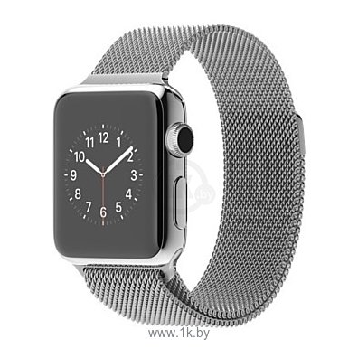 Фотографии Apple Watch 38mm Stainless Steel with Milanese Loop (MJ322)