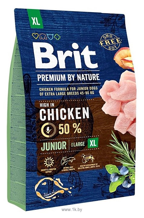 Фотографии Brit (3 кг) Premium by Nature Junior XL