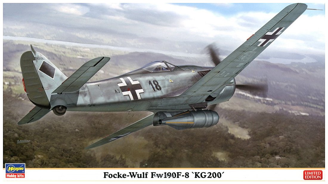 Фотографии Hasegawa Истребитель Focke Wulf Fw190F-8 KG200