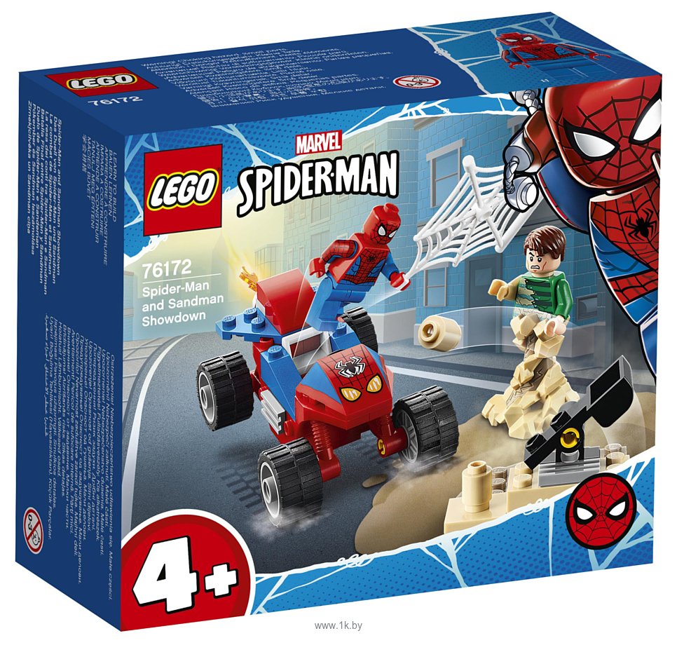 Фотографии LEGO Marvel Spiderman 76172 Бой Человека-Паука с Песочным Человеком