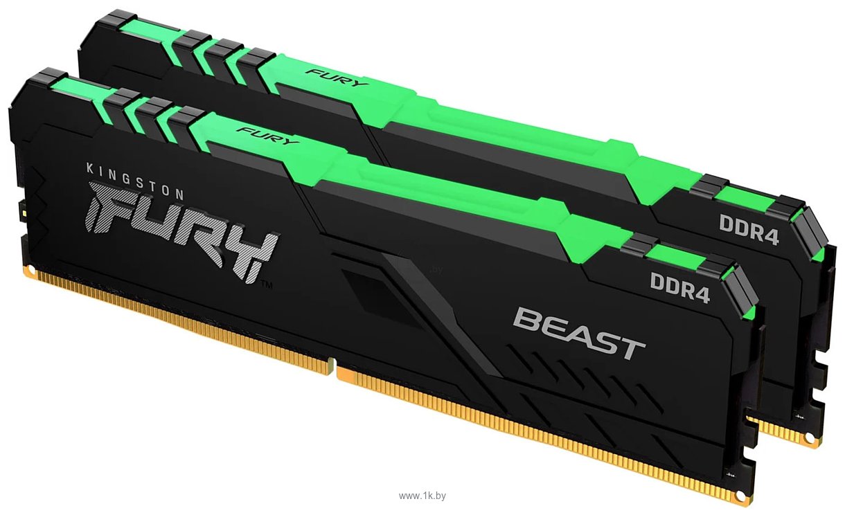 Фотографии Kingston FURY Beast RGB KF432C16BBAK2/16