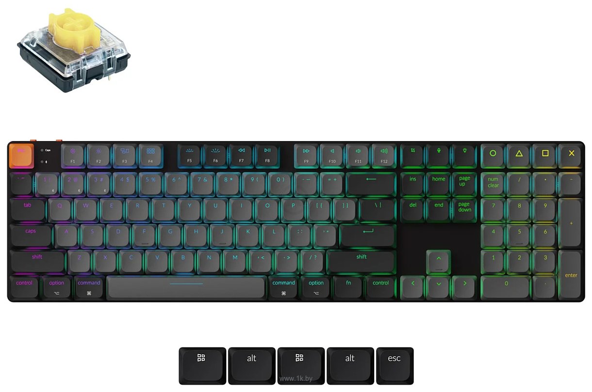 Фотографии Keychron K5 Version 2 K5X-H4 Gateron Low Profile Banana 2.0