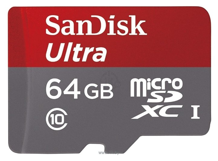 Фотографии Sandisk Ultra microSDXC Class 10 UHS-I 48MB/s 64GB + SD adapter