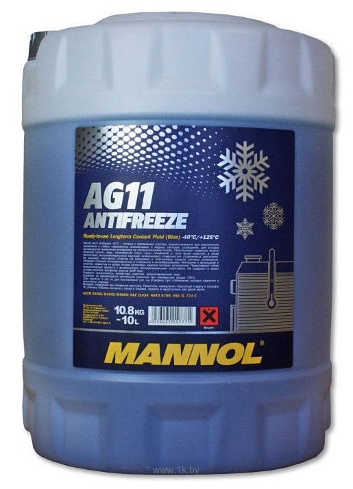 Фотографии Mannol Antifreeze AG11 10л