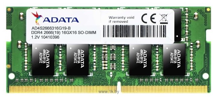 Фотографии ADATA DDR4 2666 SO-DIMM 16Gb